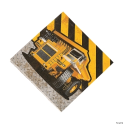 Construction Dig Lunch Napkins - 16 Pk